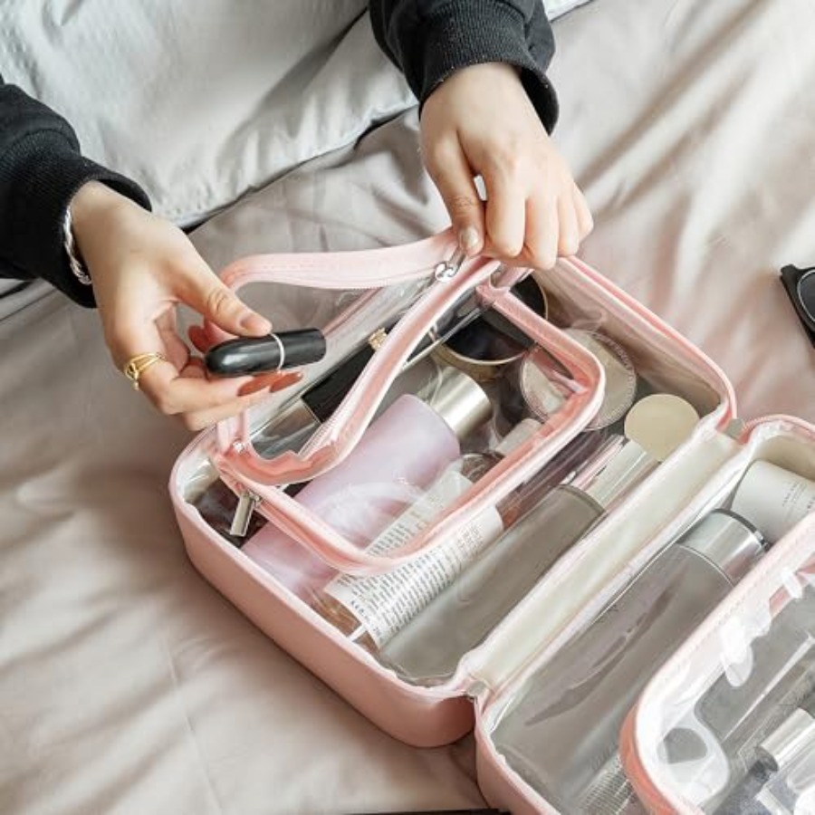 TSA Approved Toiletry Bag, Cle - Women Bags For Women บทวิจารณ์และราคา
