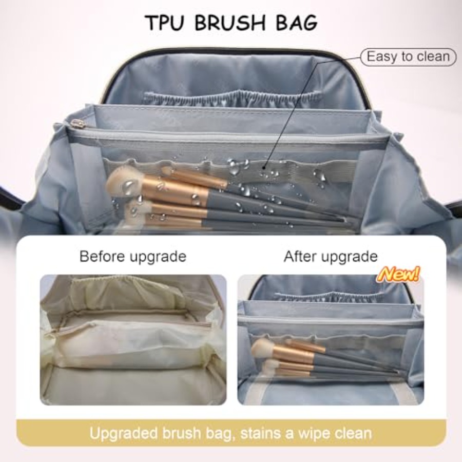 Travel Makeup Bag for Women: C - Women Bags For Women บทวิจารณ์และราคา