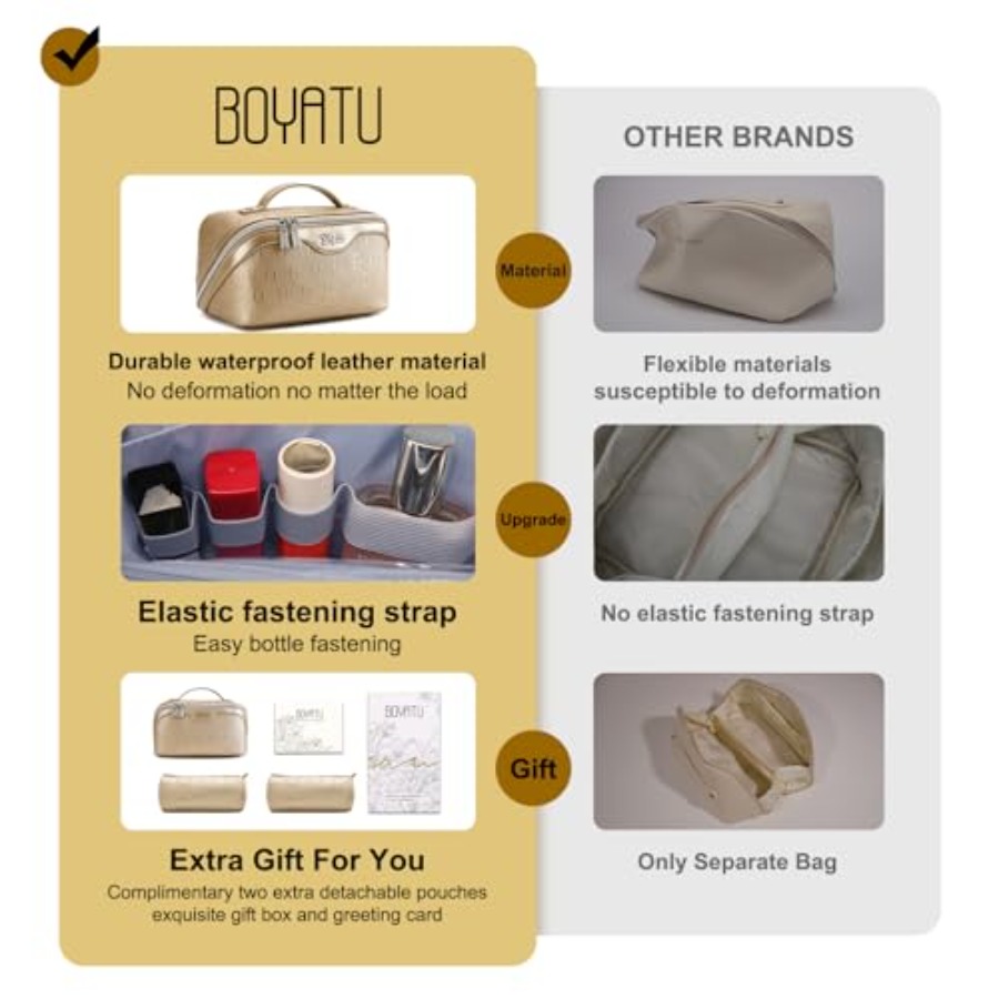 Travel Makeup Bag for Women: C - Women Bags For Women บทวิจารณ์และราคา