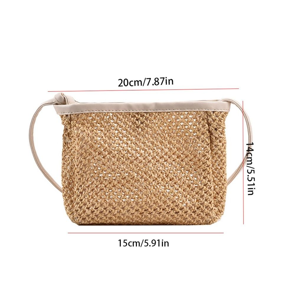 Casual Pu Leather Raffia Bag B - Women'S Raffia Bags บทวิจารณ์และราคา