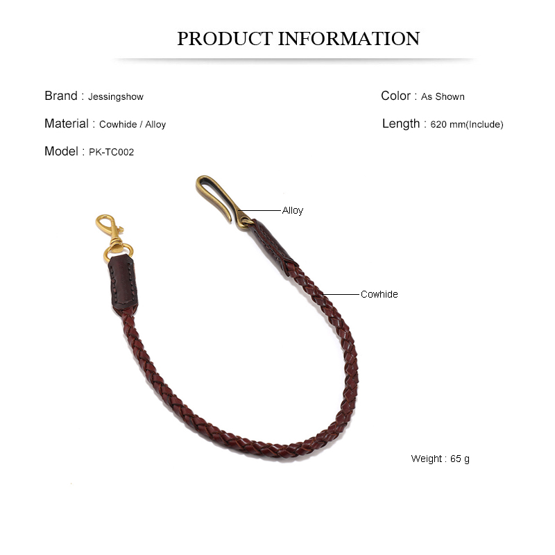 Cowhide Braided Rope Key Rings - Women Bags Pk บทวิจารณ์และราคา