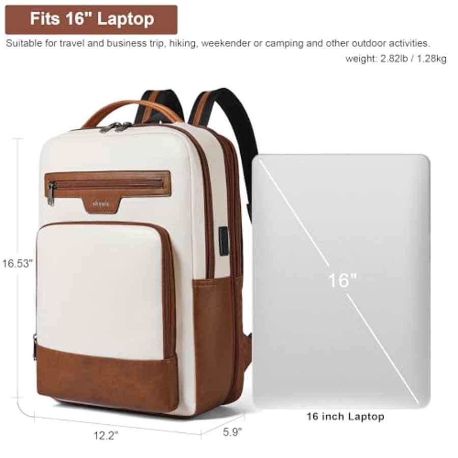 Leather Laptop Backpack for Wo - Women Bags For Women บทวิจารณ์และราคา