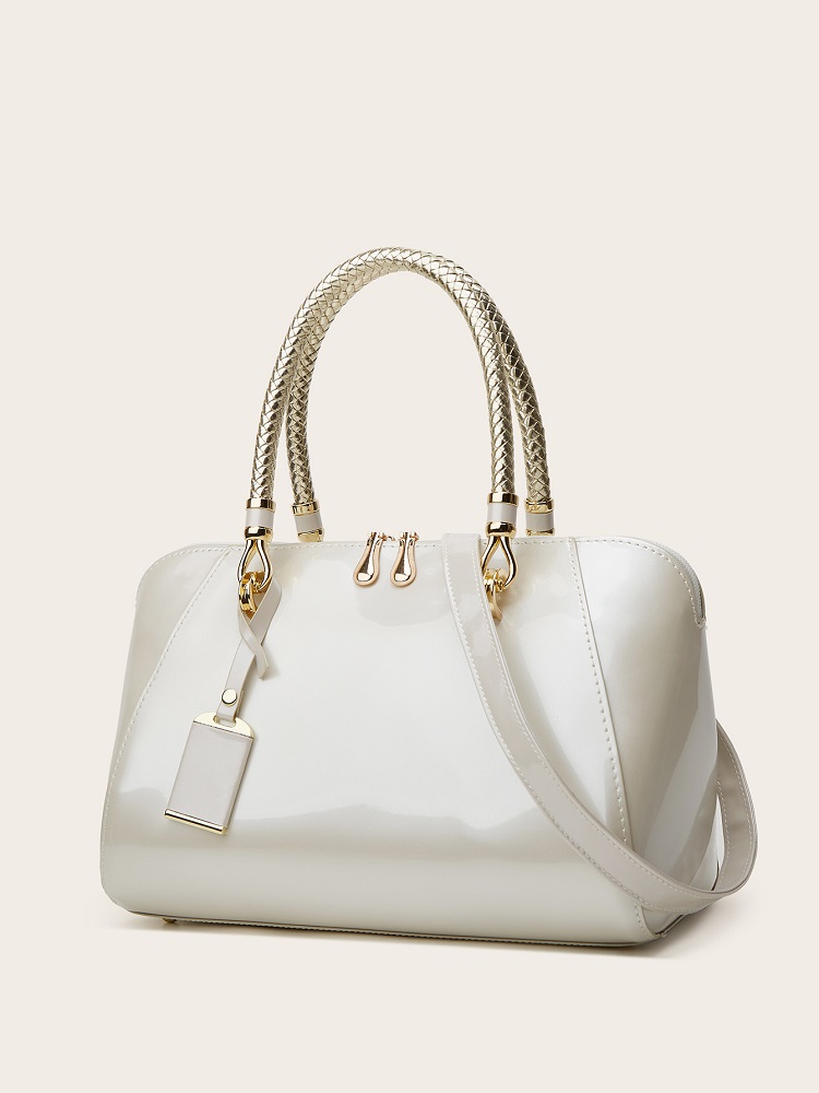 2025 New Patent Leather Boston - Women Bags Europe บทวิจารณ์และราคา
