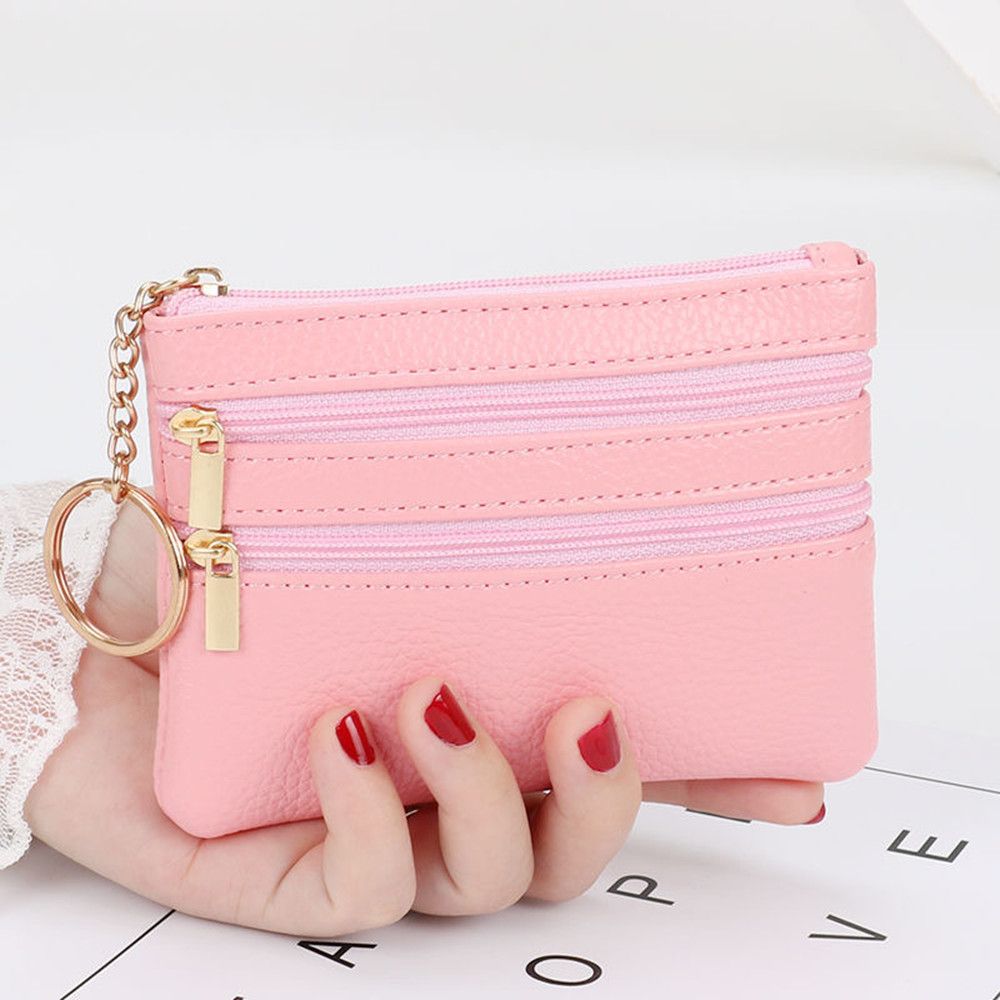 Soft Mini Card Holder Wallet M - Women Bags Zip บทวิจารณ์และราคา