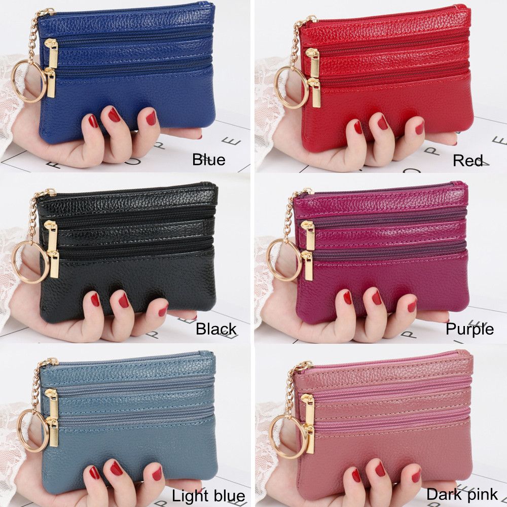 Soft Mini Card Holder Wallet M - Women Bags Zip บทวิจารณ์และราคา