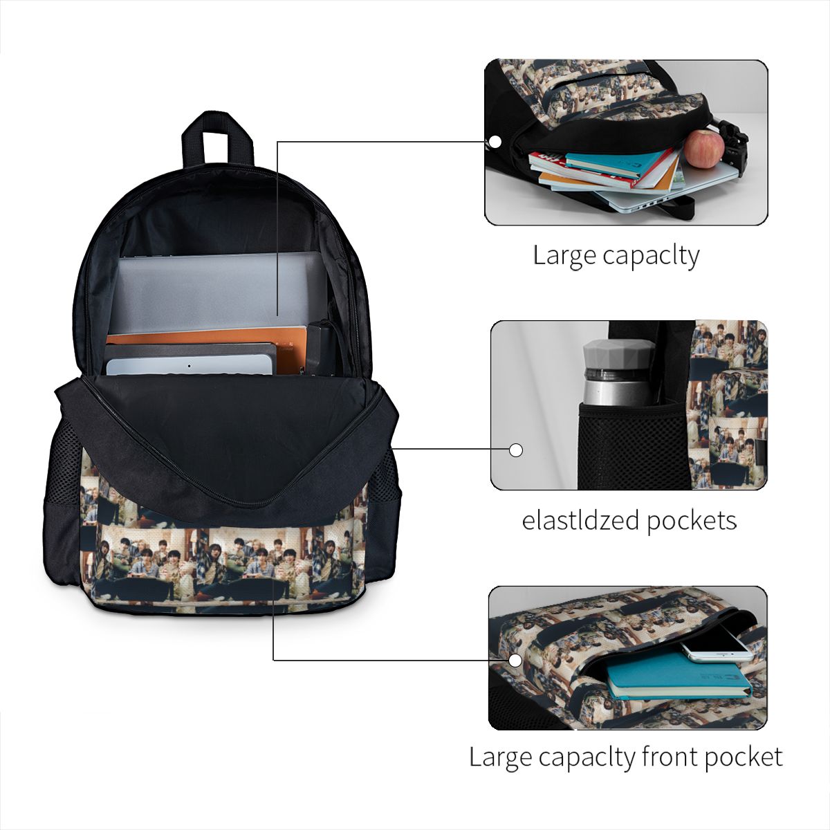 Boy Next Door KPOP Backpack St - Women Bags Next บทวิจารณ์และราคา