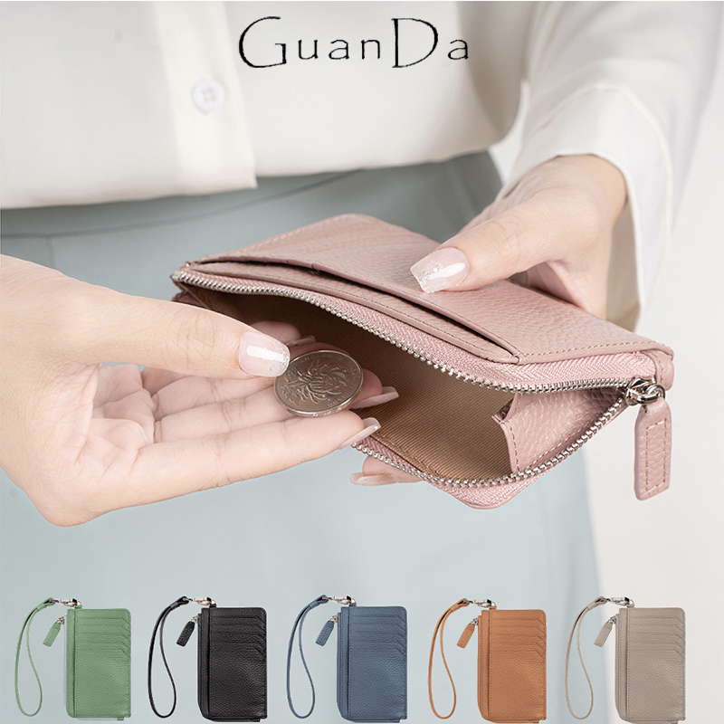 Real Leather Woman Coin Purse  - Women Bags Zip บทวิจารณ์และราคา