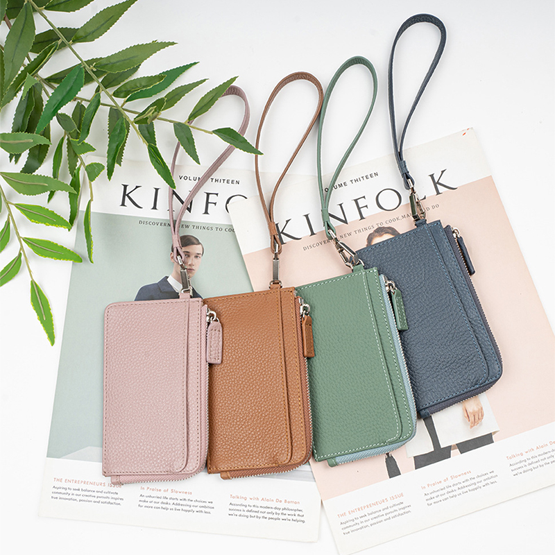 Real Leather Woman Coin Purse  - Women Bags Zip บทวิจารณ์และราคา