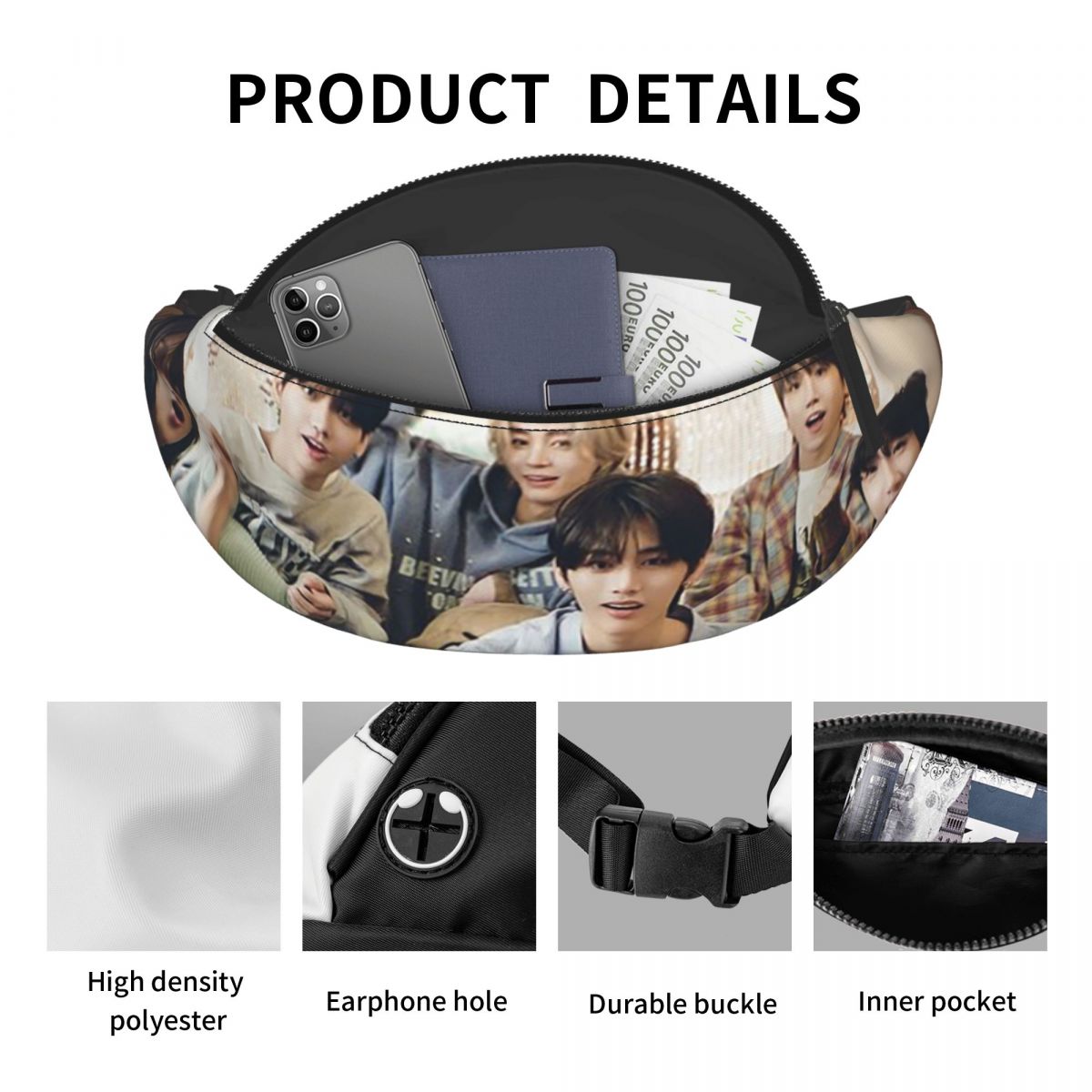 Boy Next Door KPOP Fanny Pack  - Women Bags Next บทวิจารณ์และราคา