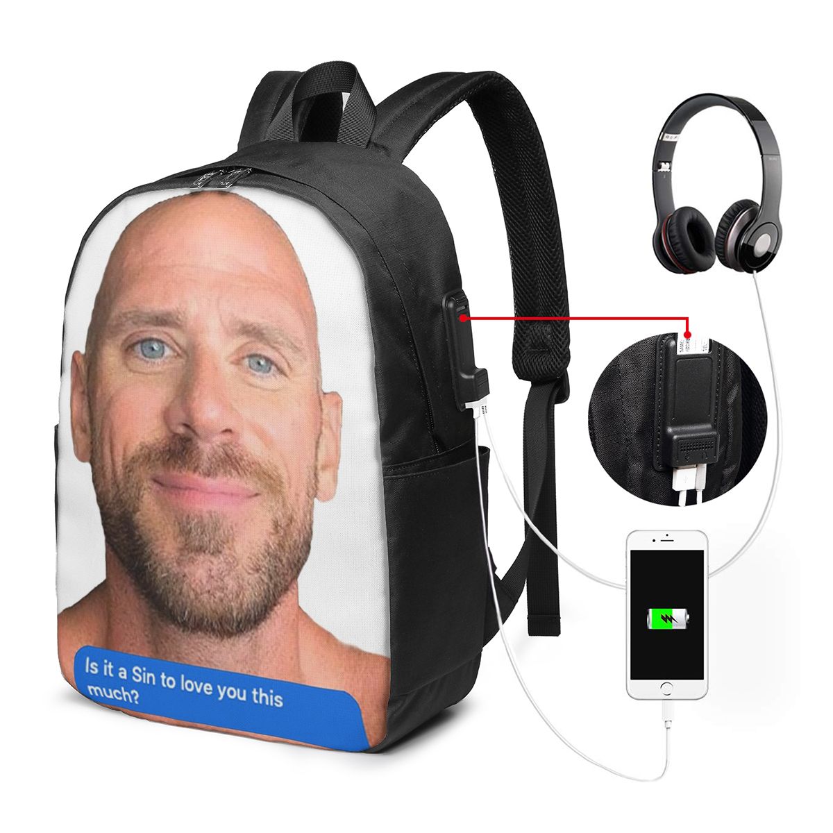 Johnny Sins Flirty Text Bubble - Women Bags For Women บทวิจารณ์และราคา