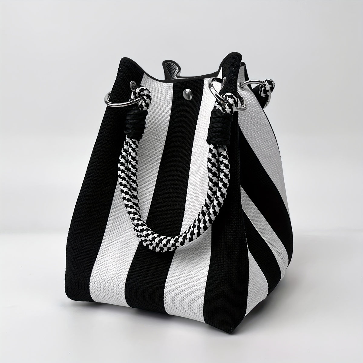 This multi-color knitted retro - Crochet Market Bag บทวิจารณ์และราคา
