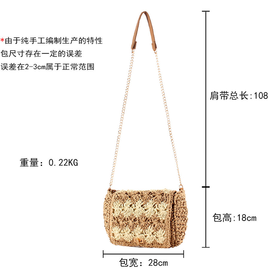 Straw Crossbody Bags for Women - Women'S Raffia Bags บทวิจารณ์และราคา