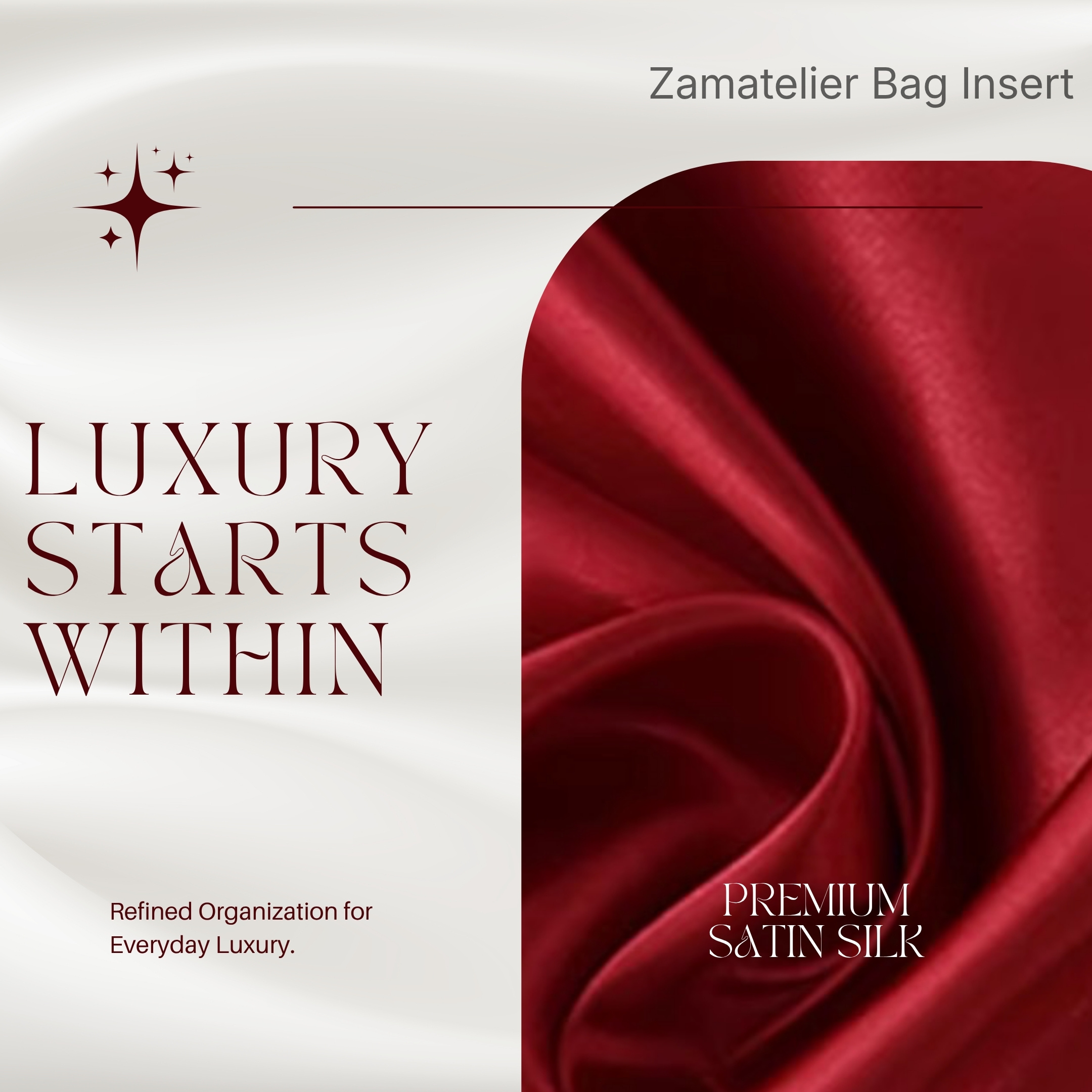 Custom Made Silk Insert for CC - Women Bags For Women บทวิจารณ์และราคา