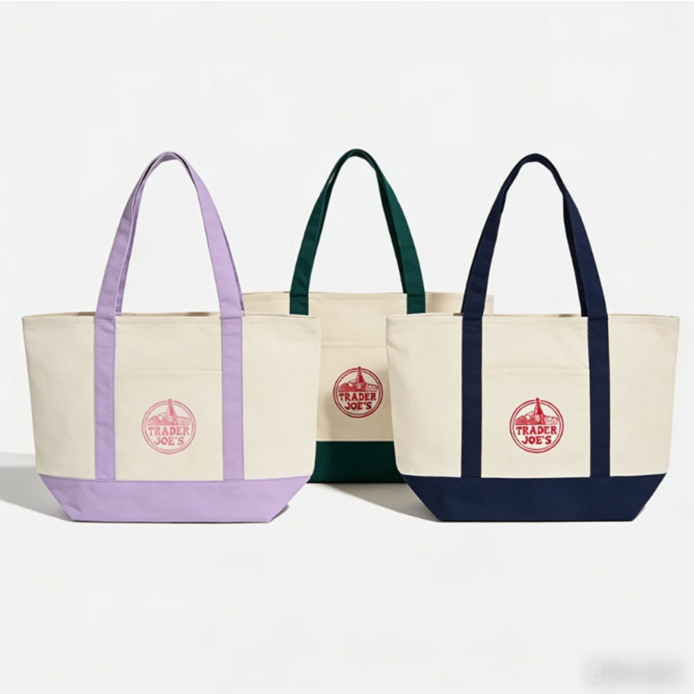 1PCS-Trader Joe Large Tote Sho - Shopper Tote Canvas บทวิจารณ์และราคา