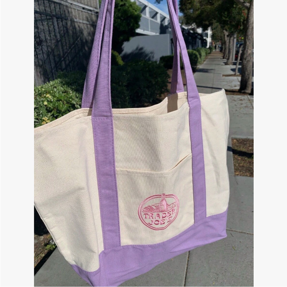 1PCS-Trader Joe Large Tote Sho - Shopper Tote Canvas บทวิจารณ์และราคา
