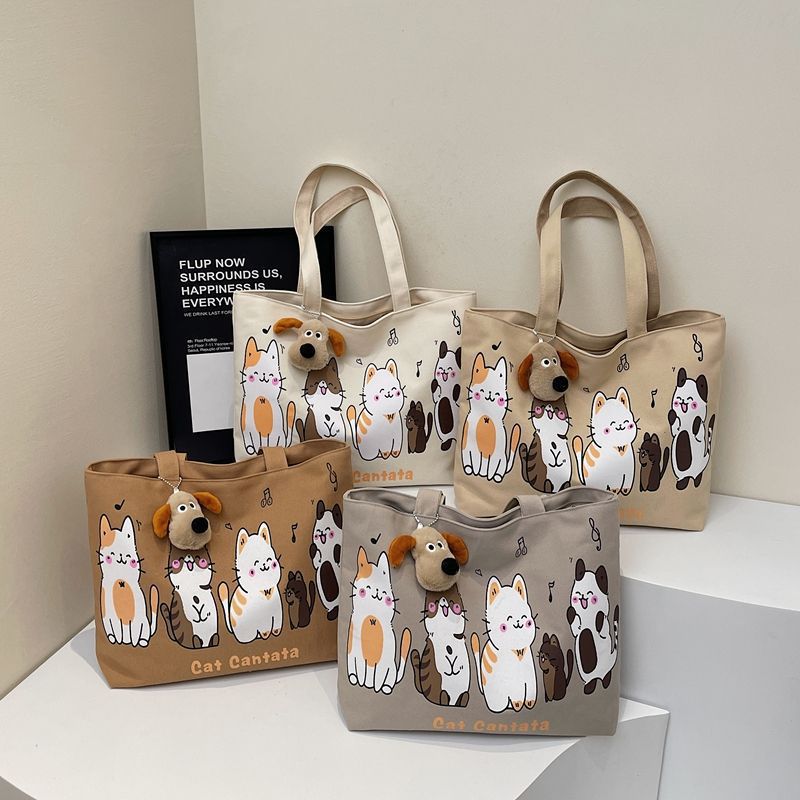 Korean Large-Capacity Canvas T - Shopper Tote Canvas บทวิจารณ์และราคา