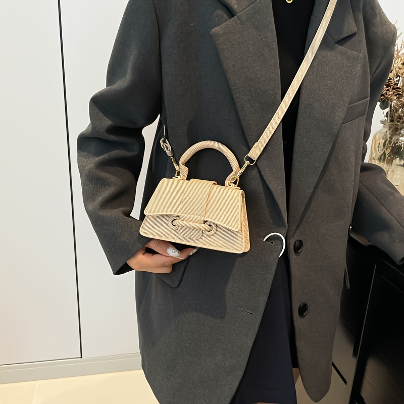 Women's Fashion Woven Mini Han - Top Handle Structured บทวิจารณ์และราคา