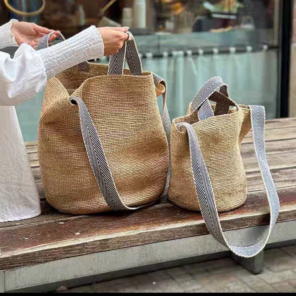 Summer Raffia Straw Bag Large  - Women'S Raffia Bags บทวิจารณ์และราคา