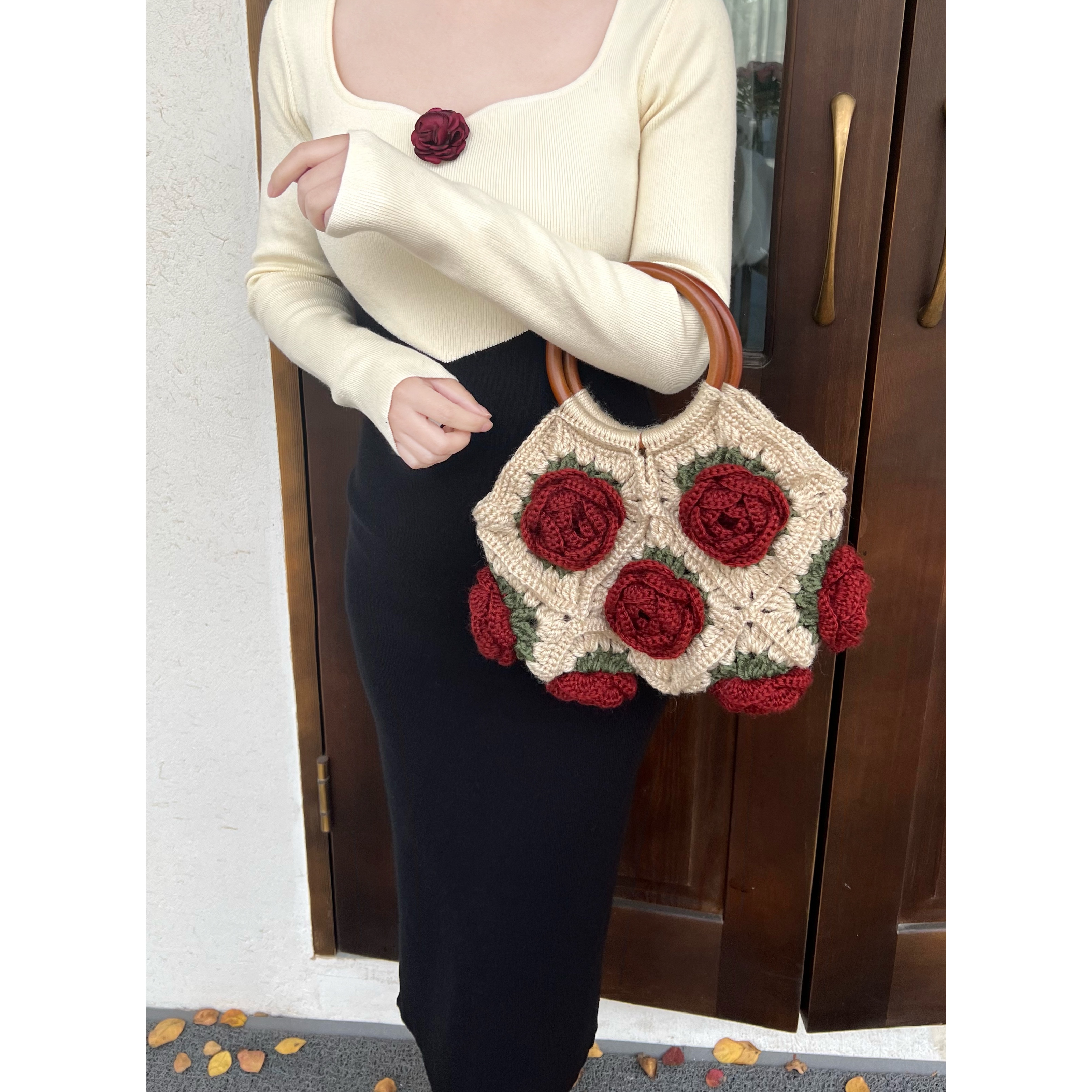 Fashion Original Design Fashio - Crochet Market Bag บทวิจารณ์และราคา