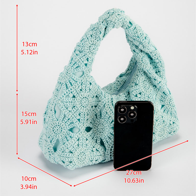 XMESSUN New Trend Lace Hollowe - Crochet Market Bag บทวิจารณ์และราคา