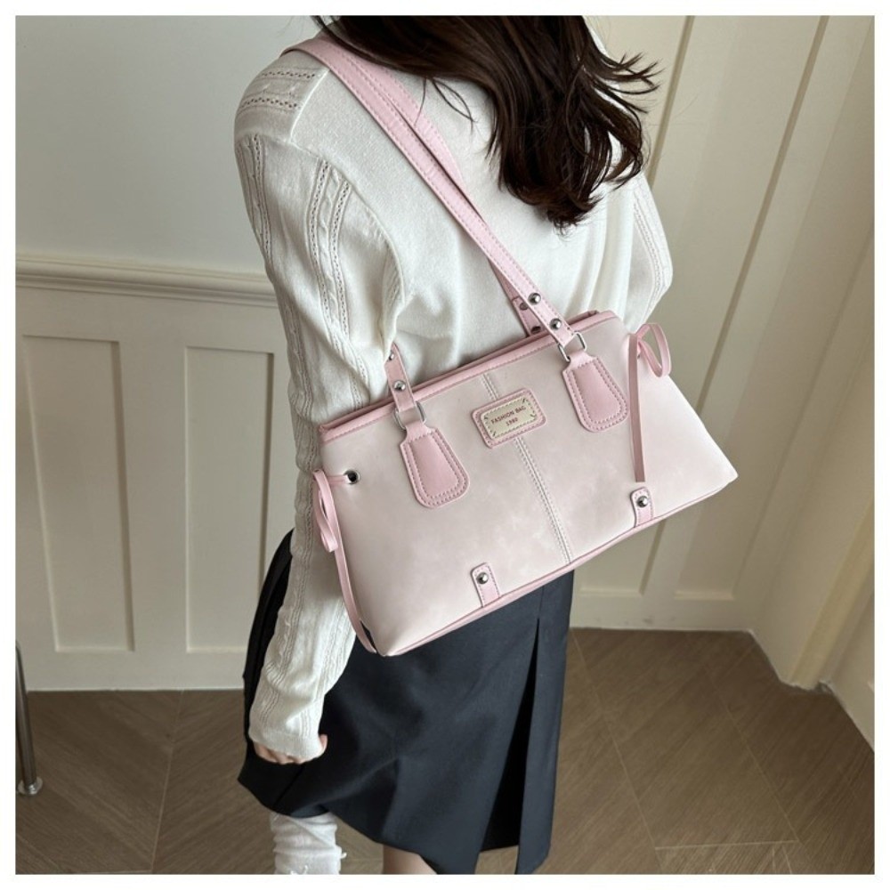 Minimalist Faux Leather Tote B - Top Handle Structured บทวิจารณ์และราคา