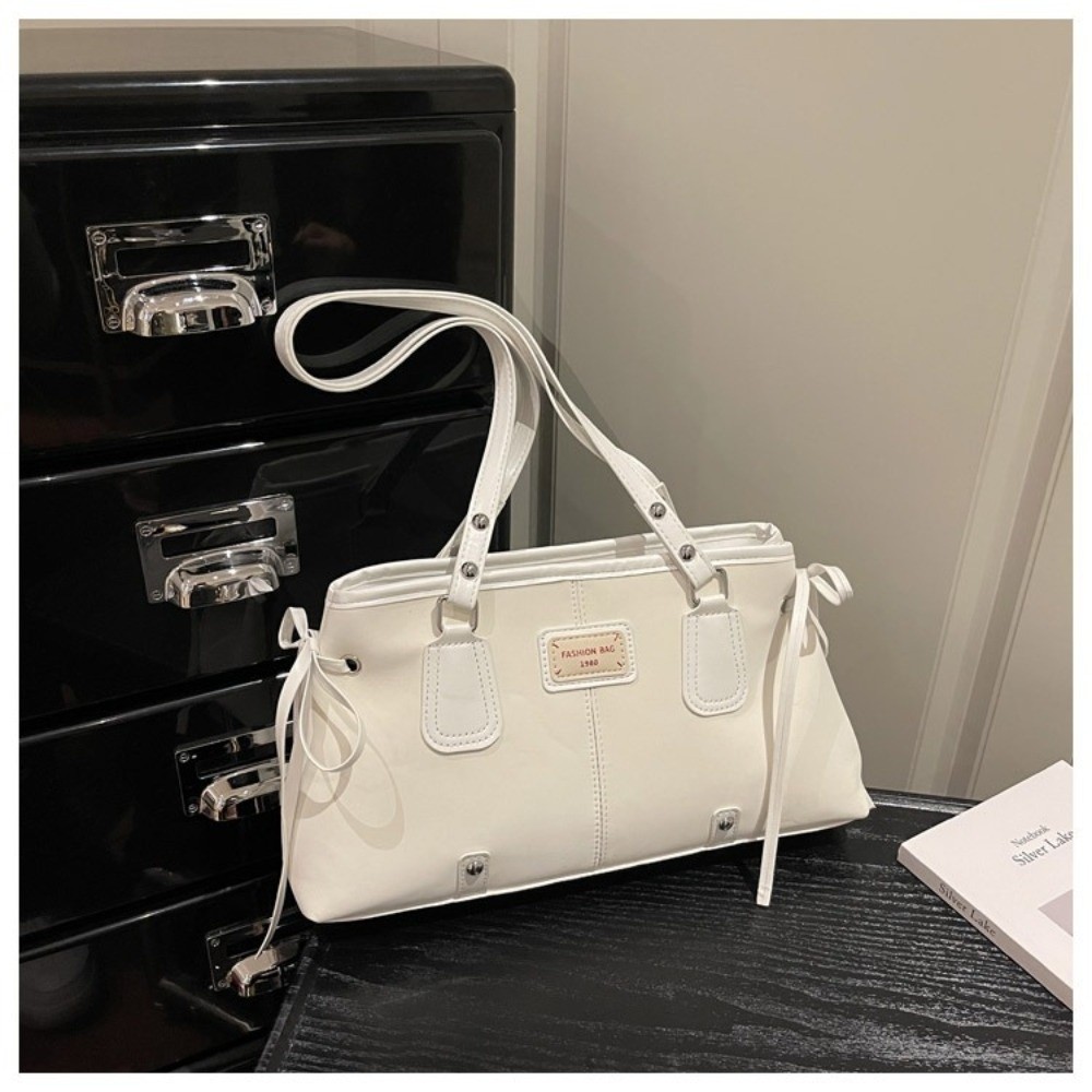 Minimalist Faux Leather Tote B - Top Handle Structured บทวิจารณ์และราคา