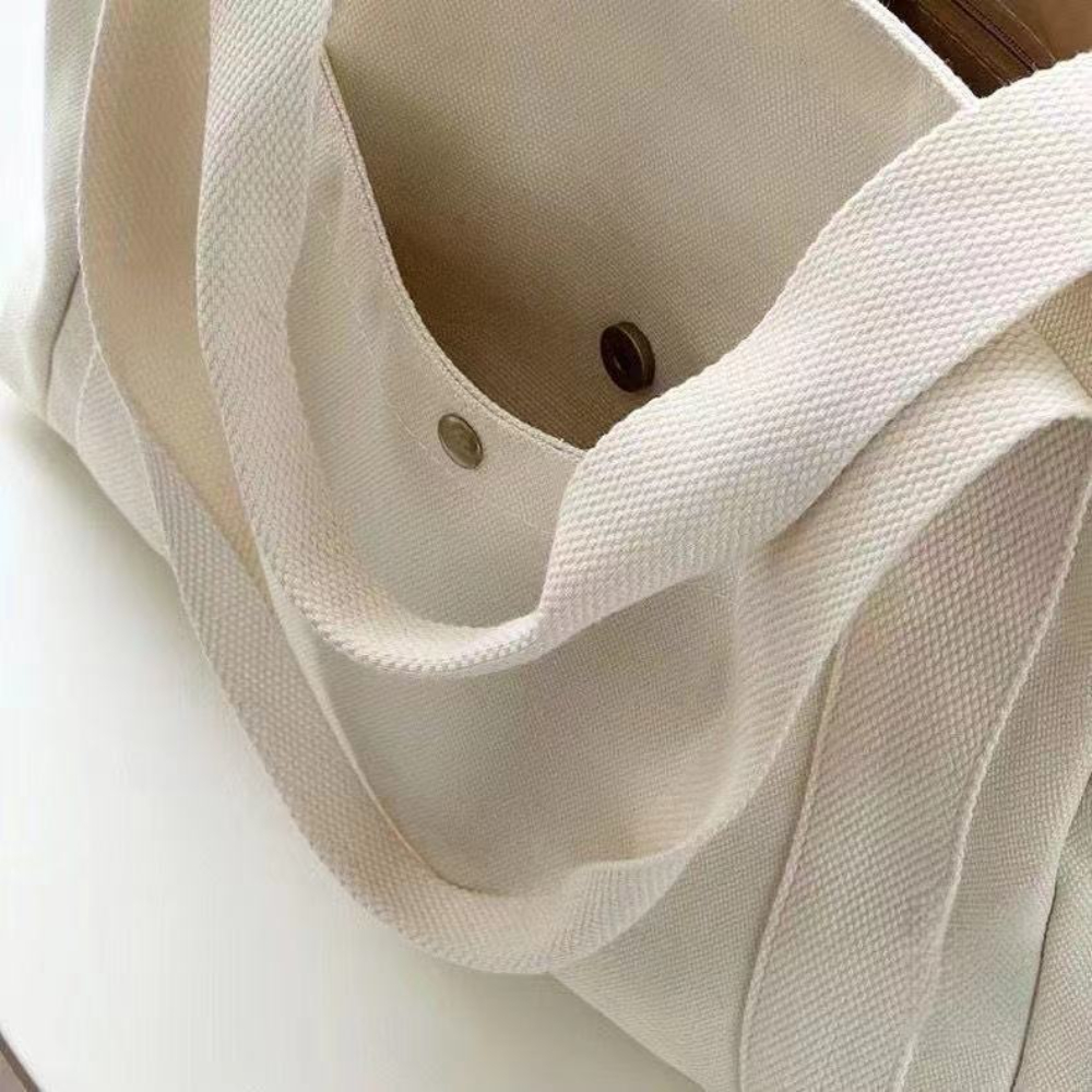 Large Capacity Canvas Tote Bag - Shopper Tote Canvas บทวิจารณ์และราคา