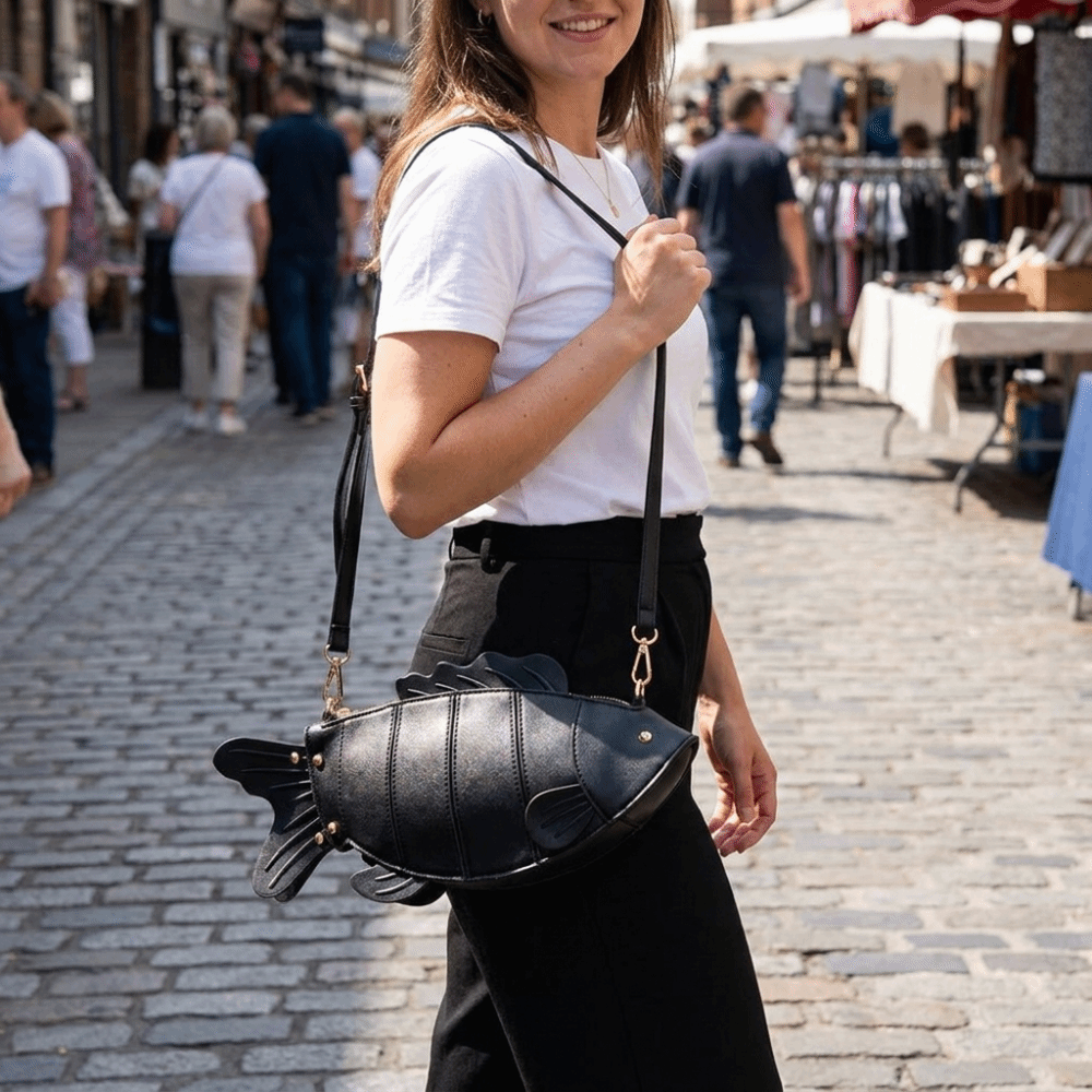 Creative Simulation Fish Shape - Hobo Bag Slouchy บทวิจารณ์และราคา