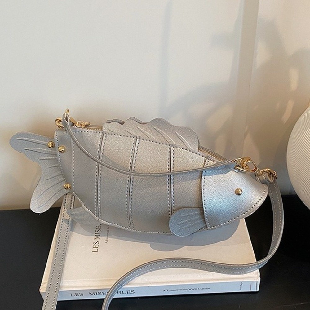 Creative Simulation Fish Shape - Hobo Bag Slouchy บทวิจารณ์และราคา