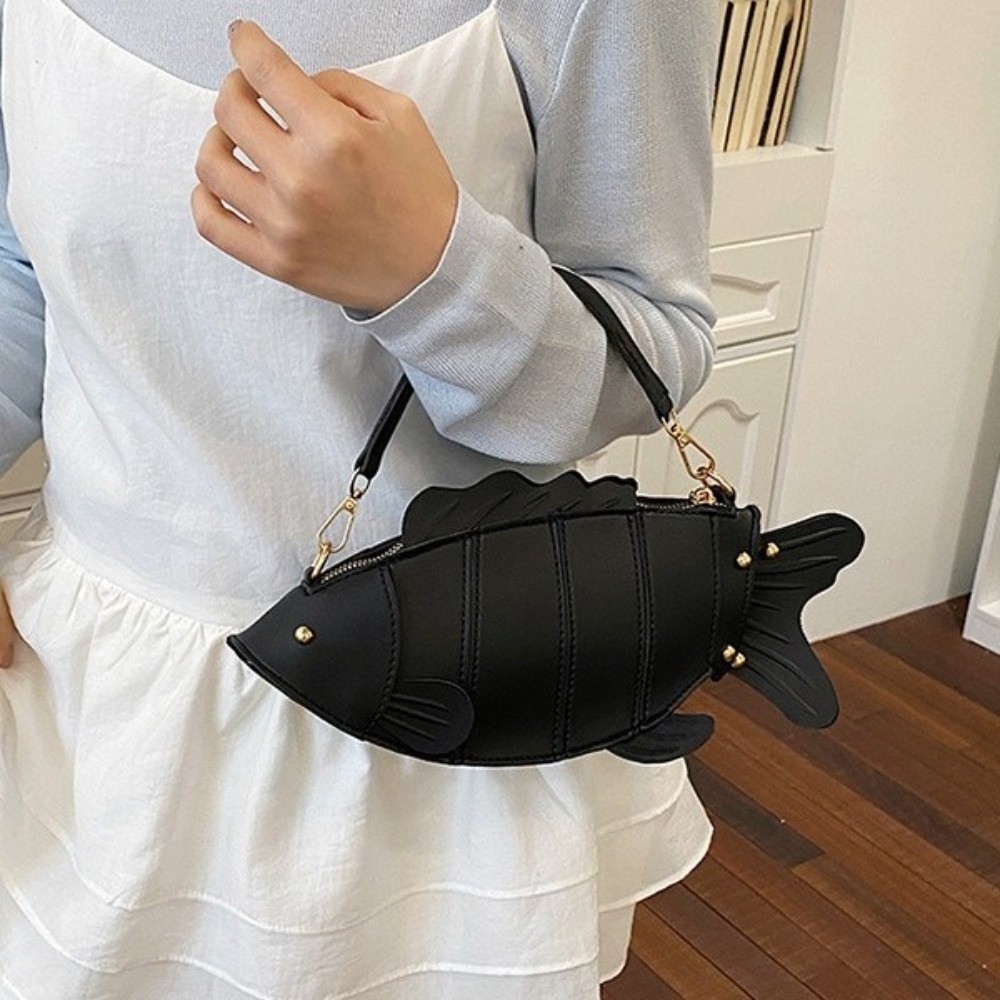 Creative Simulation Fish Shape - Hobo Bag Slouchy บทวิจารณ์และราคา