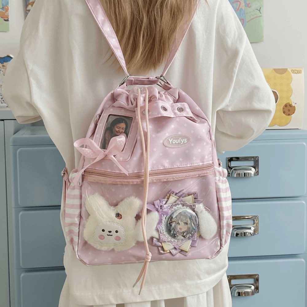 Cute Polka Dot Pattern Ita Bac - Shopper Tote Canvas บทวิจารณ์และราคา