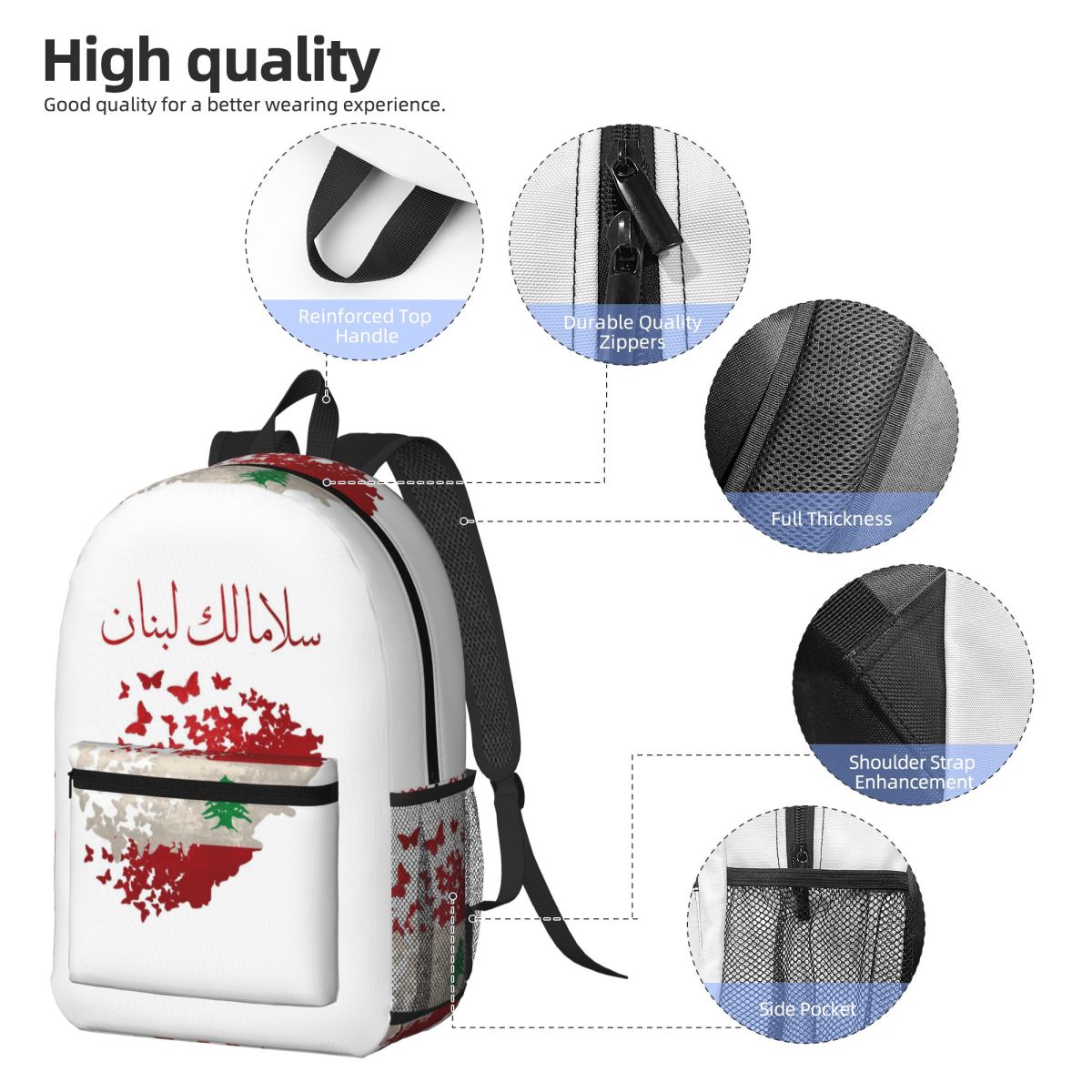 May Peace Come To Lebanon Back - Women Bags Lebanon บทวิจารณ์และราคา