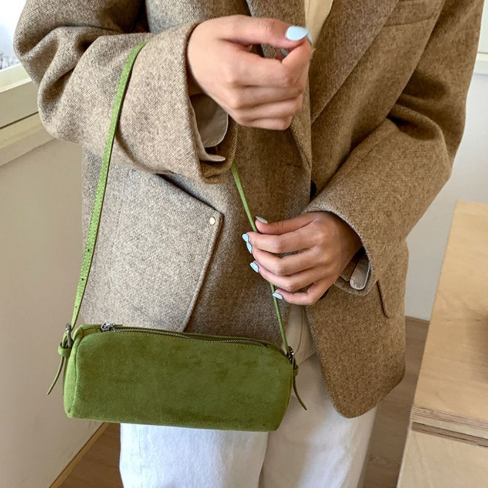 Shoulder Bag Suede Pillow Hand - Hobo Bag Slouchy บทวิจารณ์และราคา