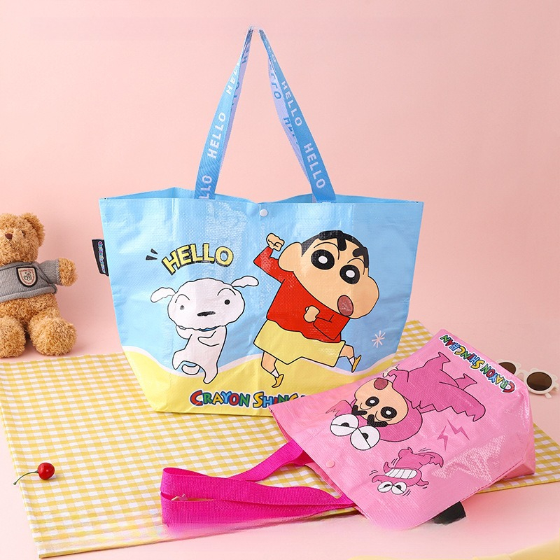 Crayon Shin-chan Cartoon Canva - Shopper Tote Canvas บทวิจารณ์และราคา