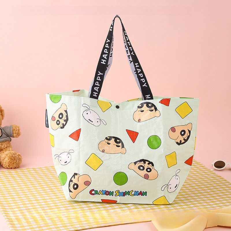Crayon Shin-chan Cartoon Canva - Shopper Tote Canvas บทวิจารณ์และราคา