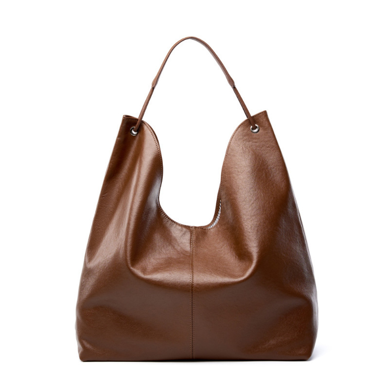 Luxury Genuine Leather Handbag - Hobo Bag Slouchy บทวิจารณ์และราคา