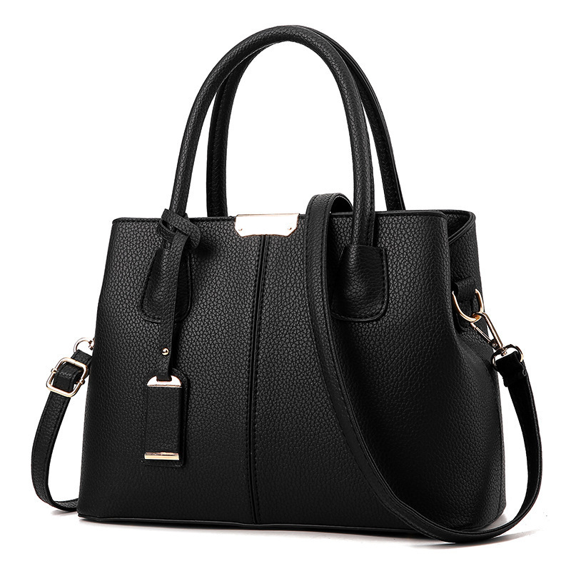 PU Leather Top-Handle Bag Stru - Top Handle Structured บทวิจารณ์และราคา