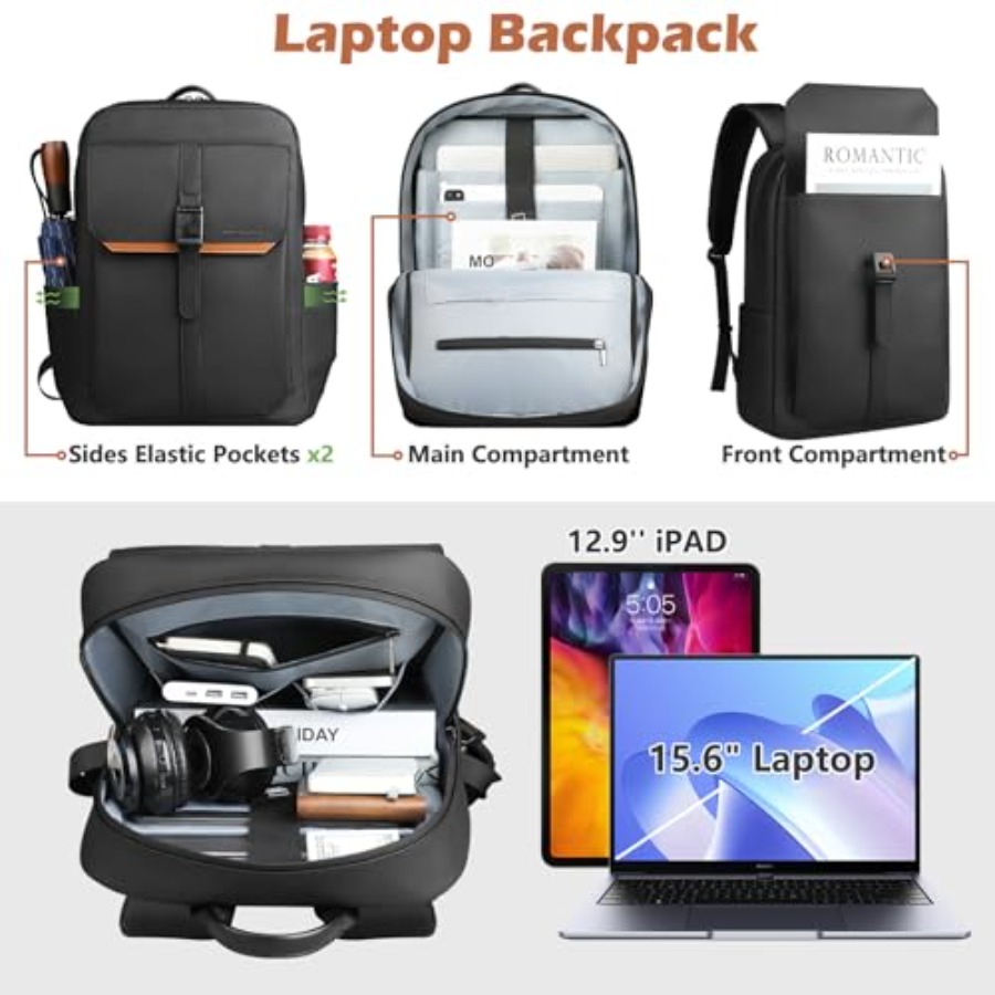 Slim Laptop Backpack for Men W - Women Bags For Women บทวิจารณ์และราคา