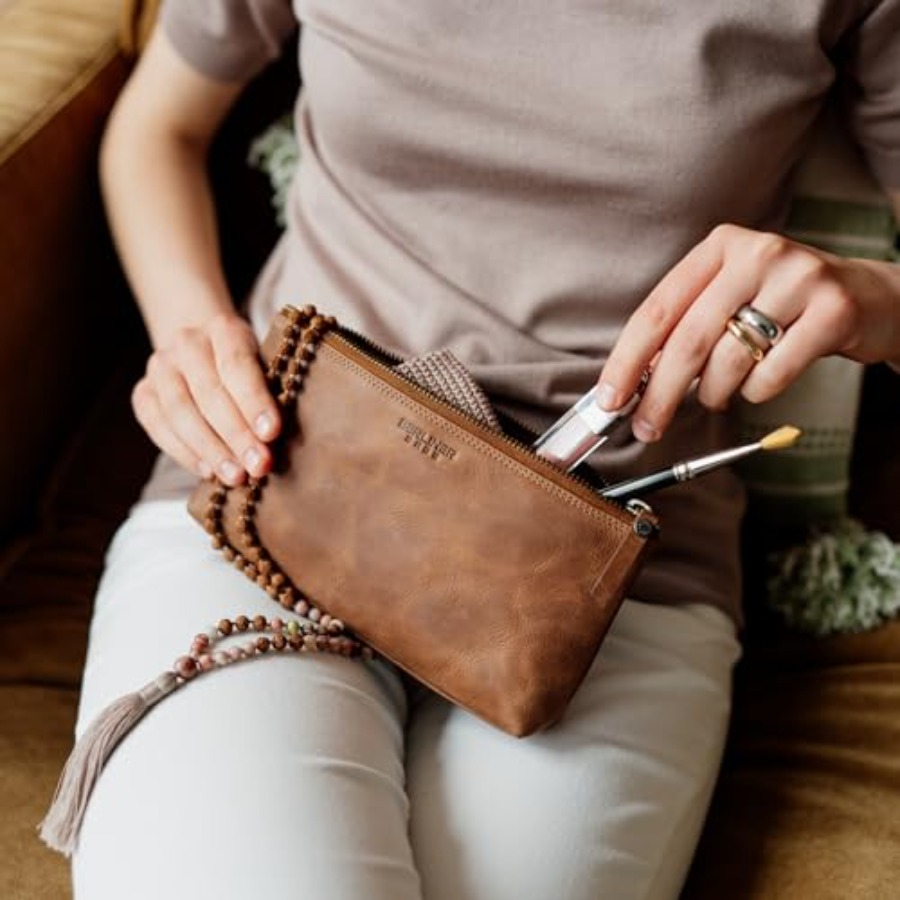 Vintage Genuine Leather Makeup - Women Bags For Women บทวิจารณ์และราคา