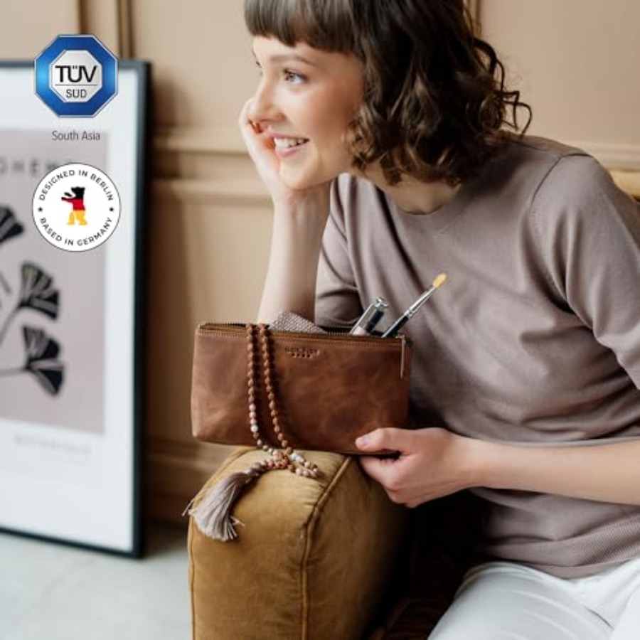 Vintage Genuine Leather Makeup - Women Bags For Women บทวิจารณ์และราคา