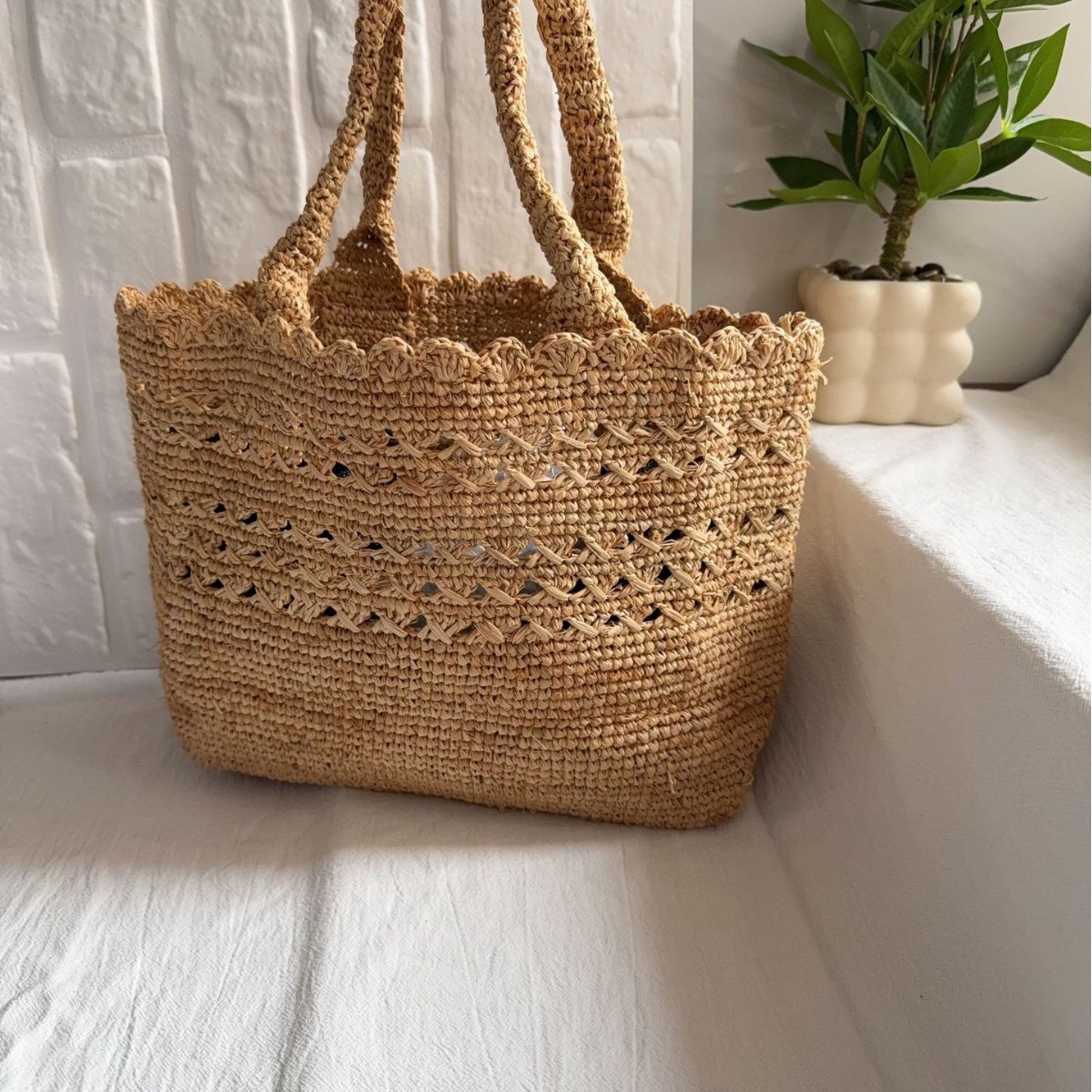 Sunmmer Raffia Straw Bag Hollo - Women'S Raffia Bags บทวิจารณ์และราคา