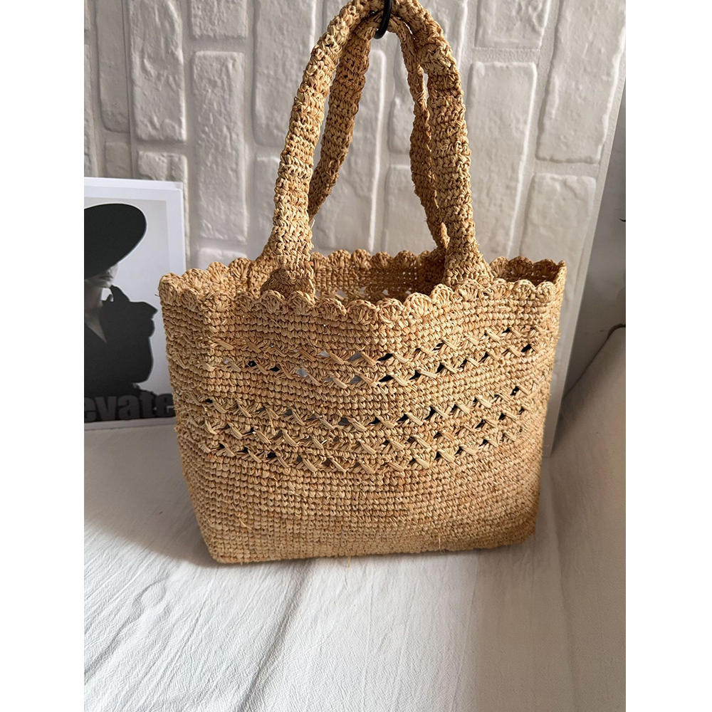 Sunmmer Raffia Straw Bag Hollo - Women'S Raffia Bags บทวิจารณ์และราคา