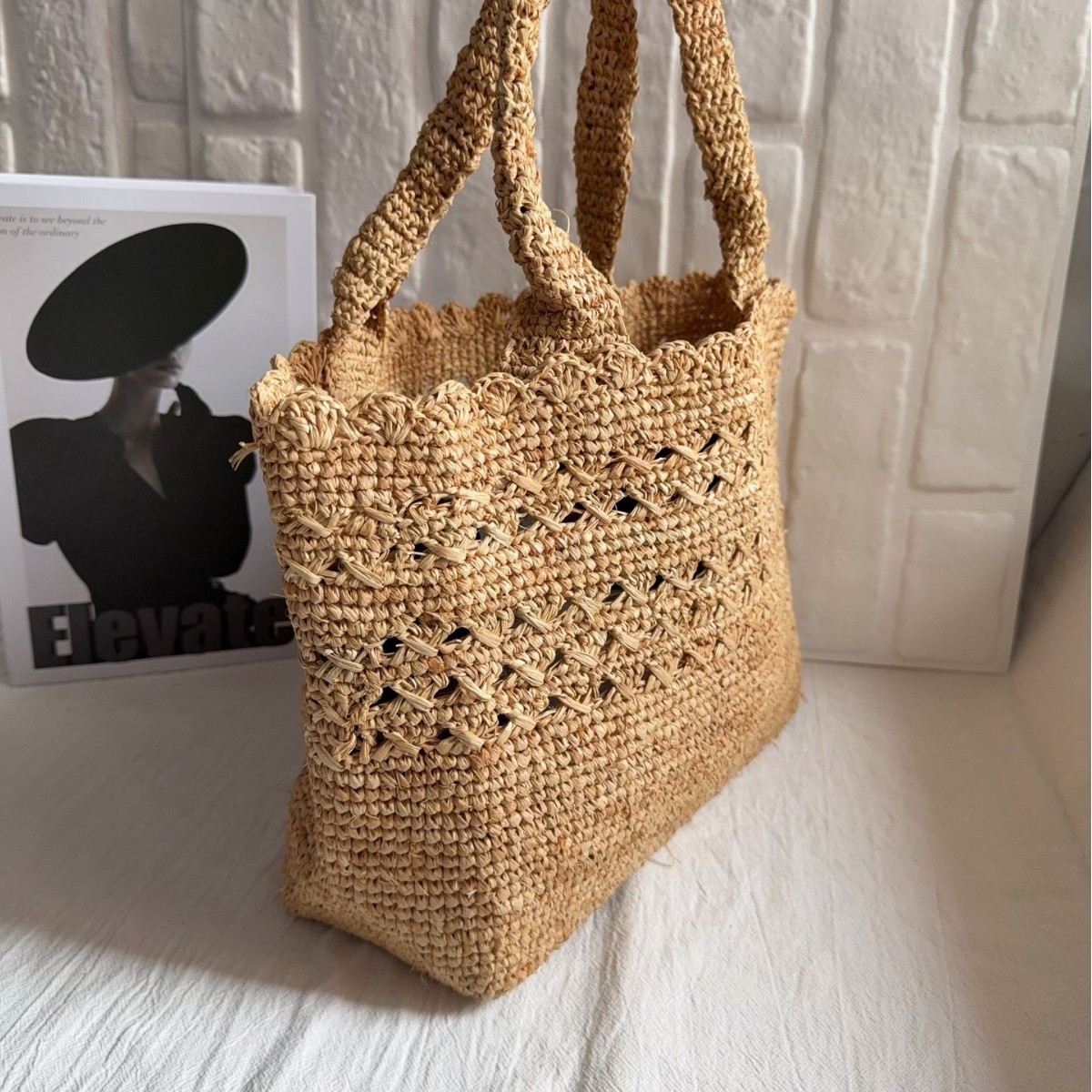 Sunmmer Raffia Straw Bag Hollo - Women'S Raffia Bags บทวิจารณ์และราคา