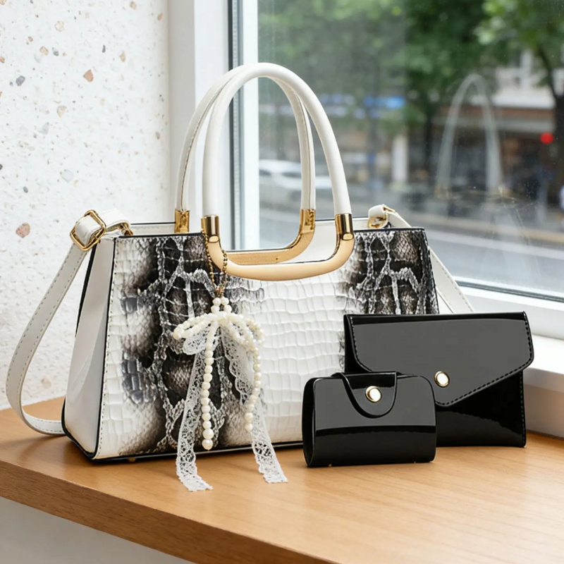 Women's Handbag Set, Crocodile - Women'S Evening Bags บทวิจารณ์และราคา