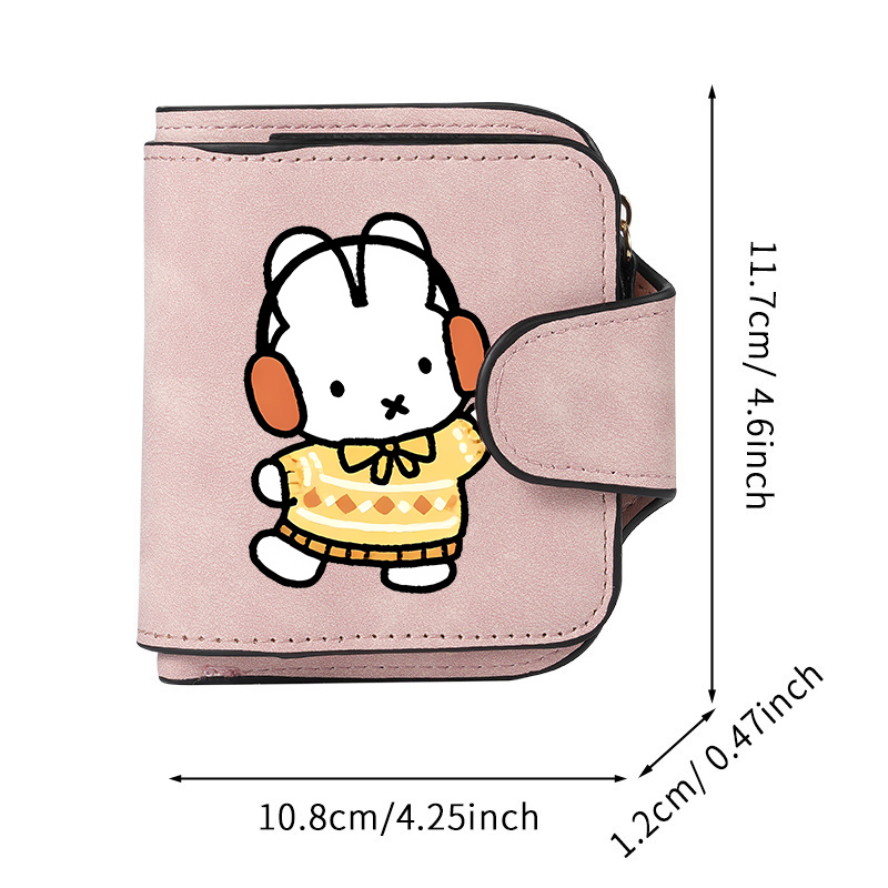 Miffy Women Short Wallet Korea - Women Bags Zip บทวิจารณ์และราคา