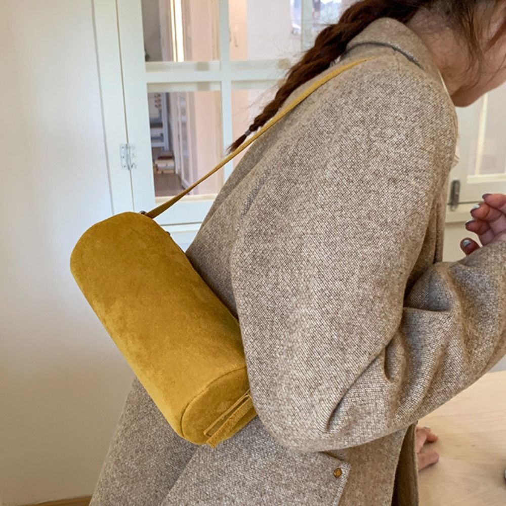 Shoulder Bag Suede Pillow Hand - Hobo Bag Slouchy บทวิจารณ์และราคา