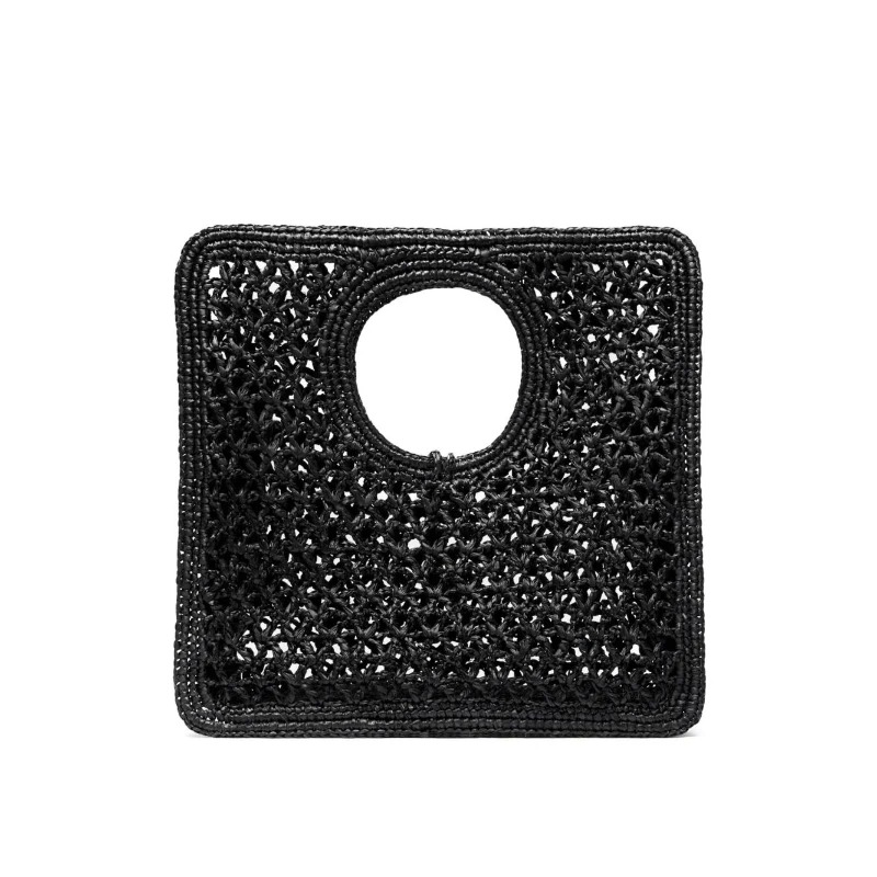 Interlocking-closure Tote Bag  - Women'S Raffia Bags บทวิจารณ์และราคา