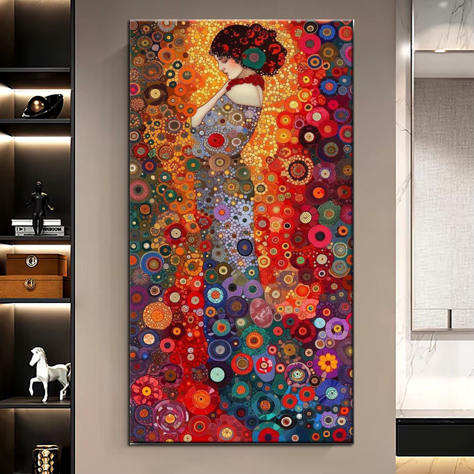 Gustav Klimt Woman Inspired 5D - Women Bags Europe บทวิจารณ์และราคา