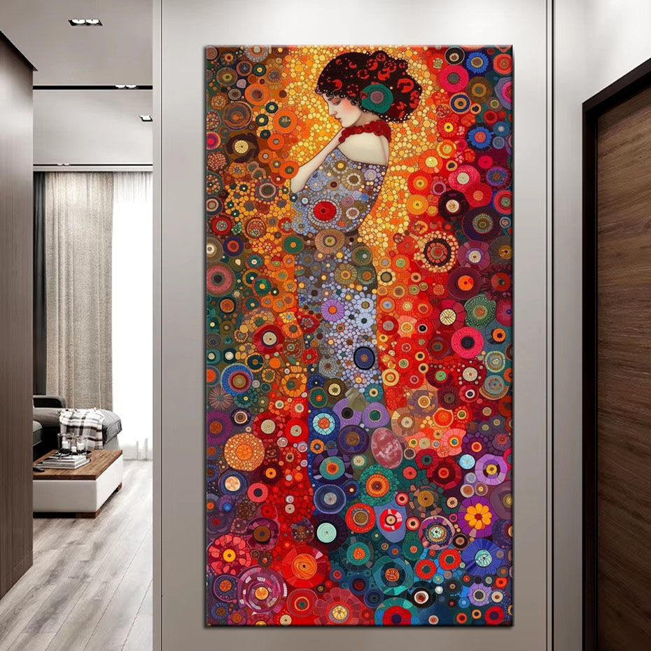 Gustav Klimt Woman Inspired 5D - Women Bags Europe บทวิจารณ์และราคา