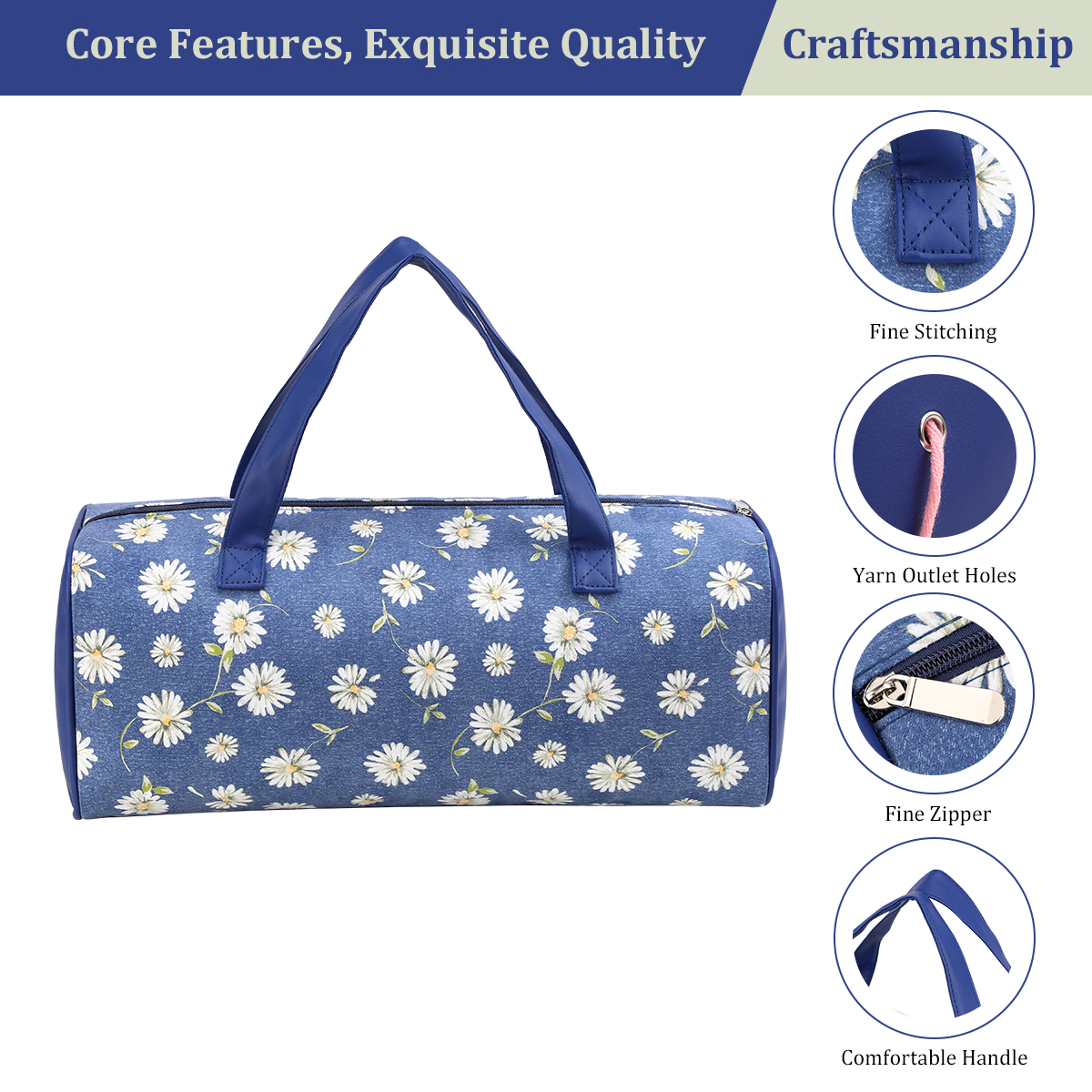Portable Yarn Crochet Hooks St - Crochet Market Bag บทวิจารณ์และราคา